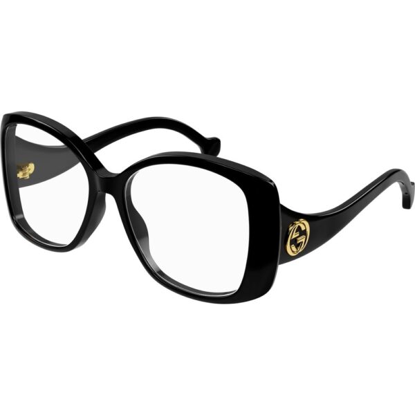 Occhiali vista  Gucci Gg1236oa cod. colore 001 Donna Squadrata Nero