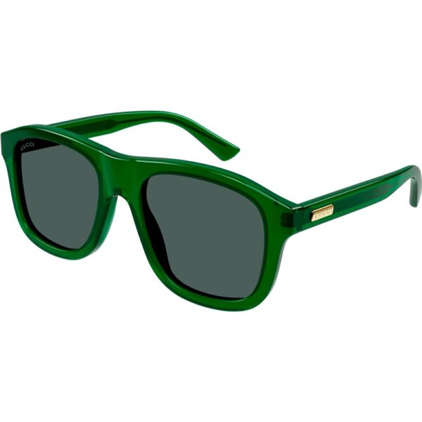 Occhiali da sole  Gucci Gg1316s cod. colore 004 Uomo Pilot Verde