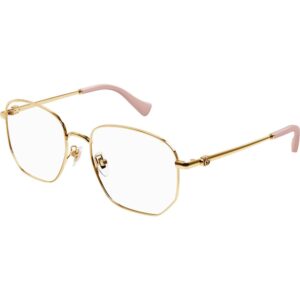 Occhiali vista  Gucci Gg1420ok cod. colore 003 Donna Geometrica Oro