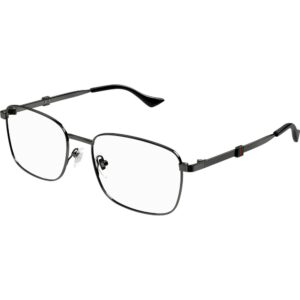 Occhiali vista  Gucci Gg1442o cod. colore 001 Uomo Squadrata Rutenio scuro