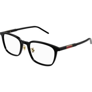 Occhiali vista  Gucci Gg1465oa cod. colore 001 Uomo Squadrata Nero