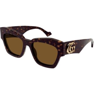 Occhiali da sole  Gucci Gg1422s cod. colore 003 Donna Squadrata Havana