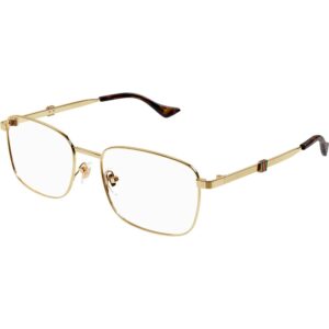 Occhiali vista  Gucci Gg1442o cod. colore 002 Uomo Squadrata Oro