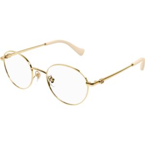 Occhiali vista  Gucci Gg1472oj cod. colore 001 Donna Rotonda Oro