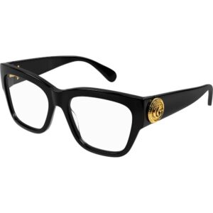 Occhiali vista  Gucci Gg1410o cod. colore 001 Donna Squadrata Nero