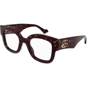 Occhiali vista  Gucci Gg1423o cod. colore 002 Donna Cat eye Havana