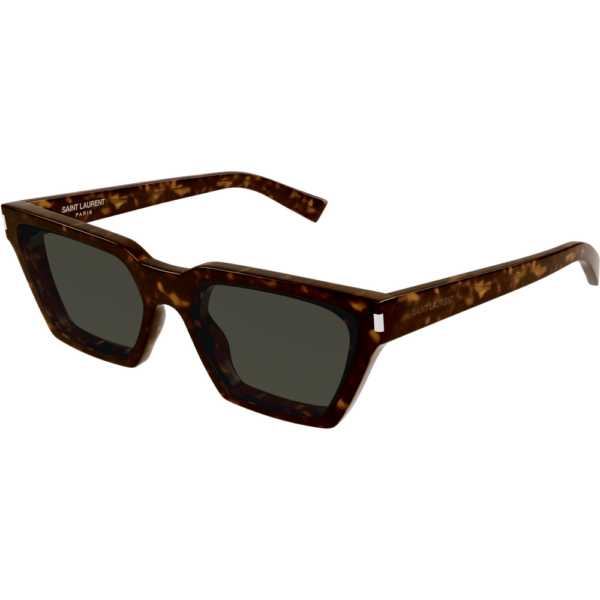 Occhiali da sole  Saint laurent Sl 633 calista cod. colore 002 Donna Cat eye Havana