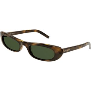 Occhiali da sole  Saint laurent Sl 557 shade cod. colore 002 Donna Rotonda Havana