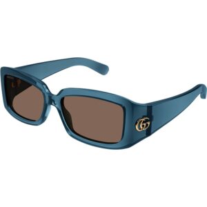 Occhiali da sole  Gucci Gg1403s cod. colore 003 blue Donna Squadrata Blu