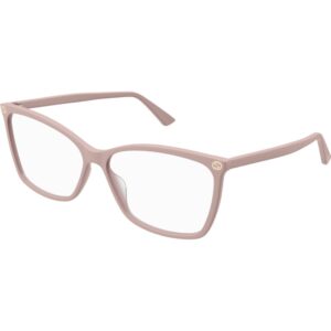 Occhiali vista  Gucci Gg0025o cod. colore 011 Donna Cat eye Rosa