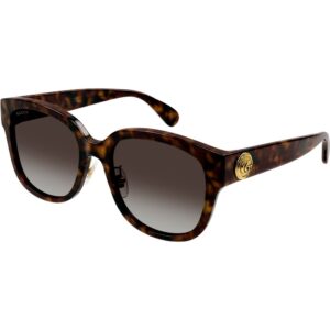 Occhiali da sole  Gucci Gg1409sk cod. colore 002 Donna Cat eye Havana