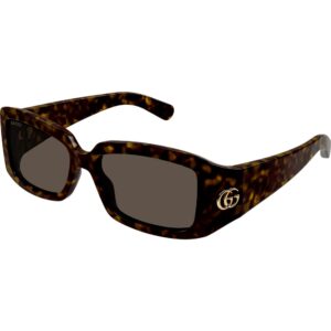 Occhiali da sole  Gucci Gg1403s cod. colore 002 havana Donna Squadrata Havana