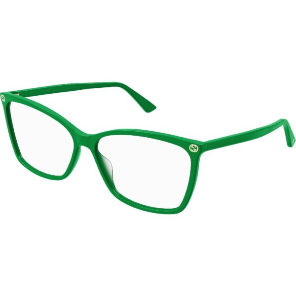 Occhiali vista  Gucci Gg0025o cod. colore 012 Donna Cat eye Verde