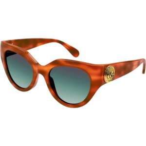 Occhiali da sole  Gucci Gg1408s cod. colore 004 Donna Cat eye Havana