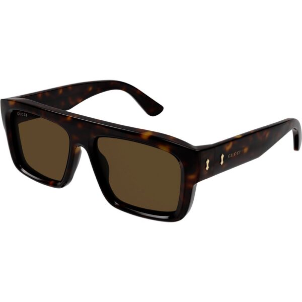 Occhiali da sole  Gucci Gg1461s cod. colore 002 Uomo Squadrata Havana