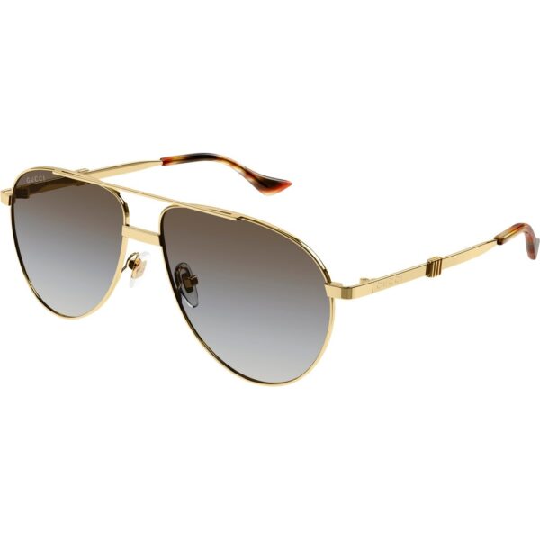 Occhiali da sole  Gucci Gg1440s cod. colore 004 Uomo Pilot Oro