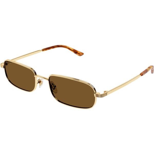 Occhiali da sole  Gucci Gg1457s cod. colore 002 Uomo Squadrata Oro