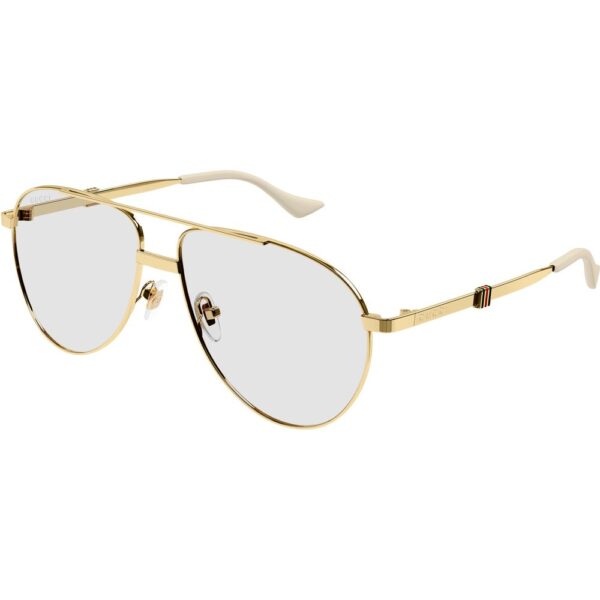 Occhiali da sole  Gucci Gg1440s cod. colore 005 Uomo Pilot Oro