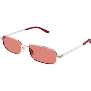 Occhiali da sole  Gucci Gg1457s cod. colore 004 Uomo Squadrata Argento