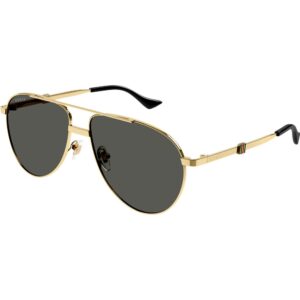 Occhiali da sole  Gucci Gg1440s cod. colore 001 Uomo Pilot Oro