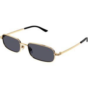 Occhiali da sole  Gucci Gg1457s cod. colore 001 Uomo Squadrata Oro