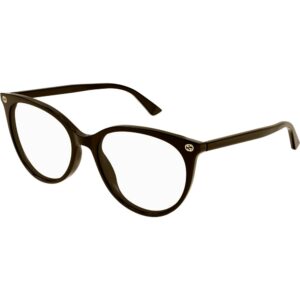 Occhiali vista  Gucci Gg0093o cod. colore 007 Donna Rotonda Marrone