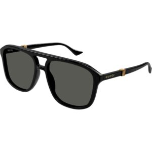 Occhiali da sole  Gucci Gg1494s cod. colore 001 Uomo Pilot Nero