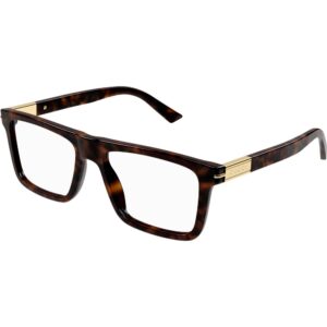 Occhiali vista  Gucci Gg1504o cod. colore 002 Uomo Squadrata Havana