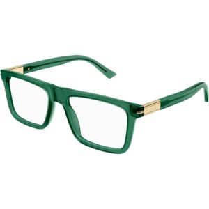 Occhiali vista  Gucci Gg1504o cod. colore 003 Uomo Squadrata Verde