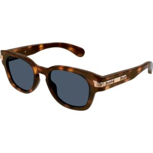 Occhiali da sole  Gucci Gg1518s cod. colore 002 Uomo Rotonda Havana