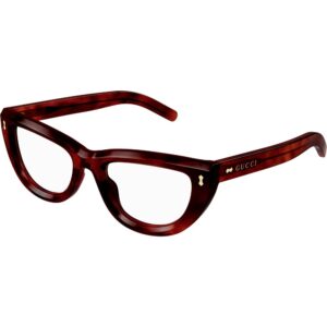 Occhiali vista  Gucci Gg1521o cod. colore 003 Donna Cat eye Havana