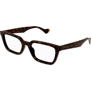 Occhiali vista  Gucci Gg1539o cod. colore 002 Uomo Squadrata Havana