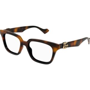 Occhiali vista  Gucci Gg1536o cod. colore 002 Donna Cat eye Havana