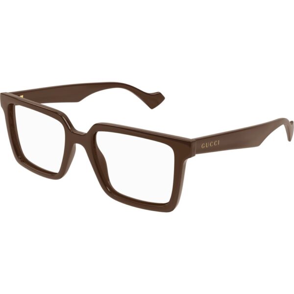 Occhiali vista  Gucci Gg1540o cod. colore 003 Uomo Squadrata Marrone