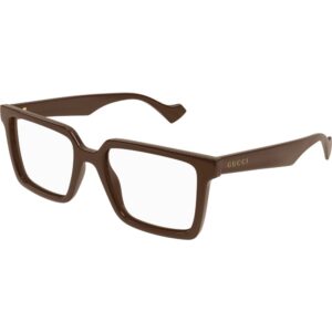 Occhiali vista  Gucci Gg1540o cod. colore 007 Uomo Squadrata Marrone