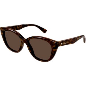 Occhiali da sole  Gucci Gg1588s cod. colore 002 Donna Cat eye Havana