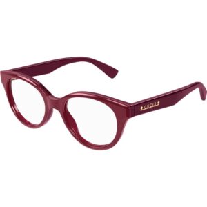 Occhiali vista  Gucci Gg1590o cod. colore 003 Donna Rotonda Bordeaux