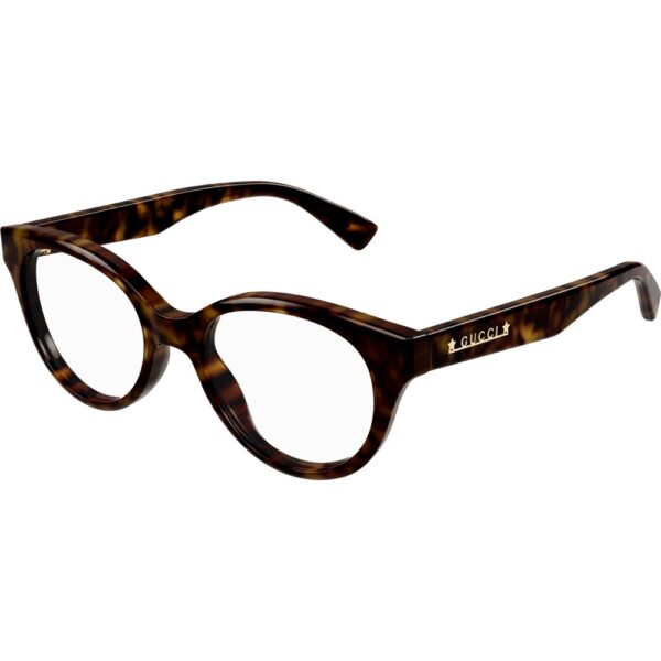 Occhiali vista  Gucci Gg1590o cod. colore 002 Donna Rotonda Havana