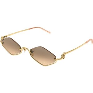 Occhiali da sole  Gucci Gg1604s cod. colore 003 Donna Geometrica Oro