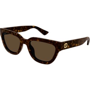 Occhiali da sole  Gucci Gg1578s cod. colore 002 Donna Cat eye Havana