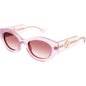 Occhiali da sole  Gucci Gg1553s cod. colore 003 Donna Rotonda Rosa