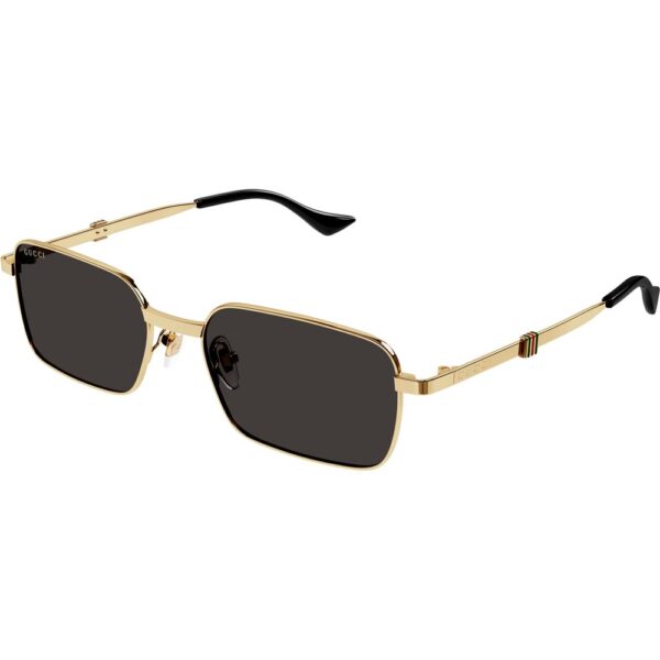 Occhiali da sole  Gucci Gg1495s cod. colore 001 Uomo Squadrata Oro