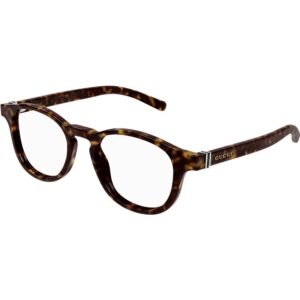 Occhiali vista  Gucci Gg1510o cod. colore 002 Uomo Rotonda Havana