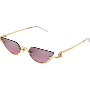 Occhiali da sole  Gucci Gg1603s cod. colore 003 Donna Cat eye Oro