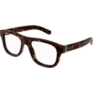 Occhiali vista  Gucci Gg1509o cod. colore 002 Uomo Rotonda Havana