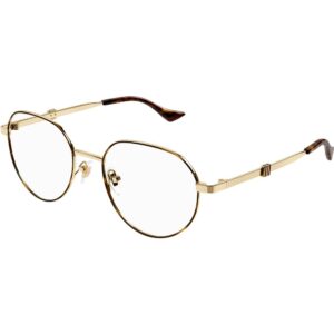 Occhiali vista  Gucci Gg1496o cod. colore 002 Uomo Rotonda Oro