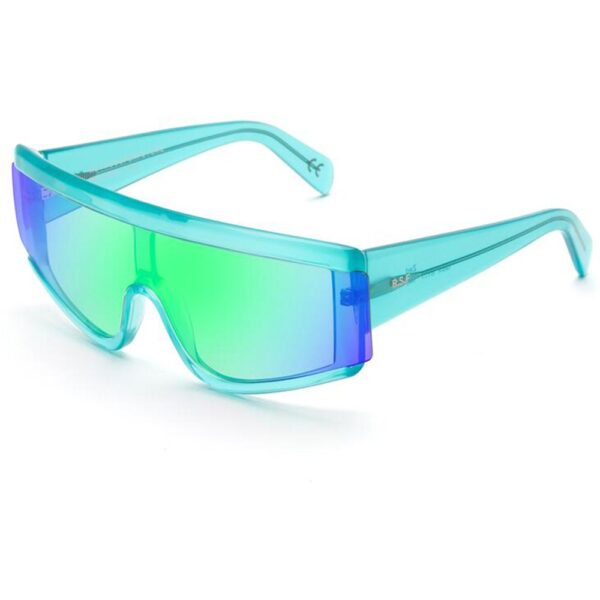 Occhiali da sole  Retrosuperfuture Qbx zed cod. colore bang Unisex Maschera Azzurro