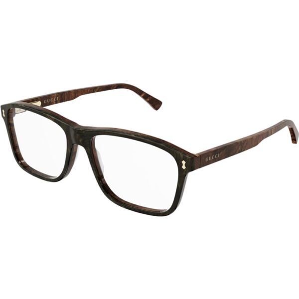 Occhiali vista  Gucci Gg1045o cod. colore 003 Uomo Squadrata Marrone