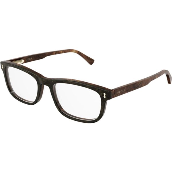 Occhiali vista  Gucci Gg1046o cod. colore 006 Uomo Squadrata Marrone