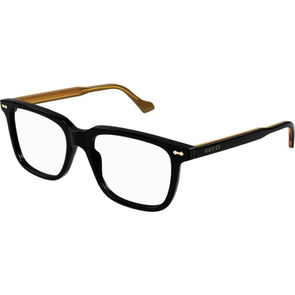 Occhiali vista  Gucci Gg0737o cod. colore 011 Uomo Squadrata Nero